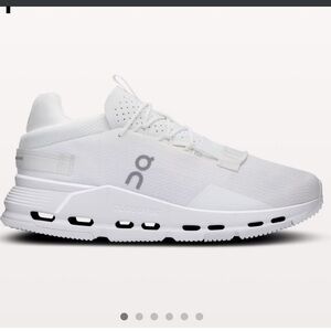 Women On Cloudnova 2 All White Sneakers Size 7.5